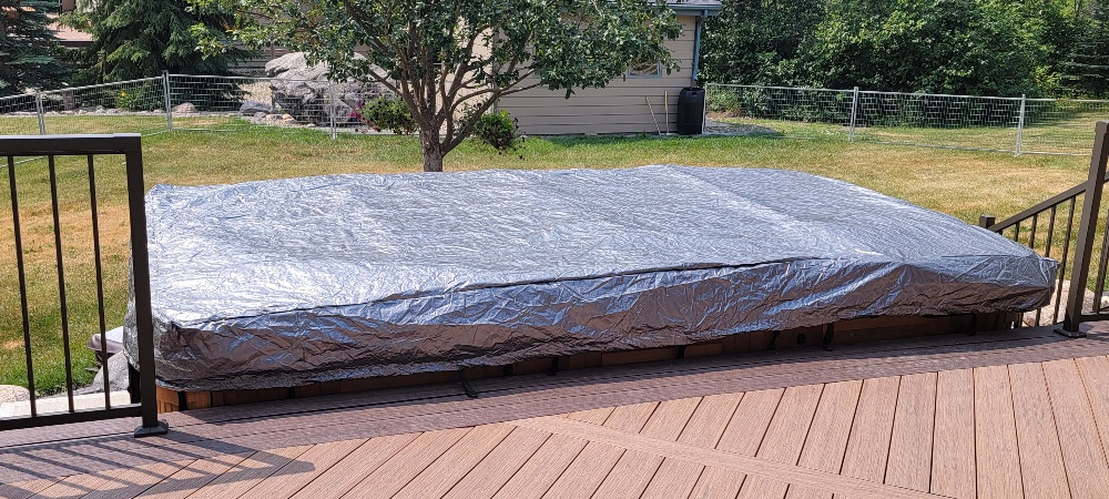 a arctic spa swim spa with a supercover cover cap ontario canada